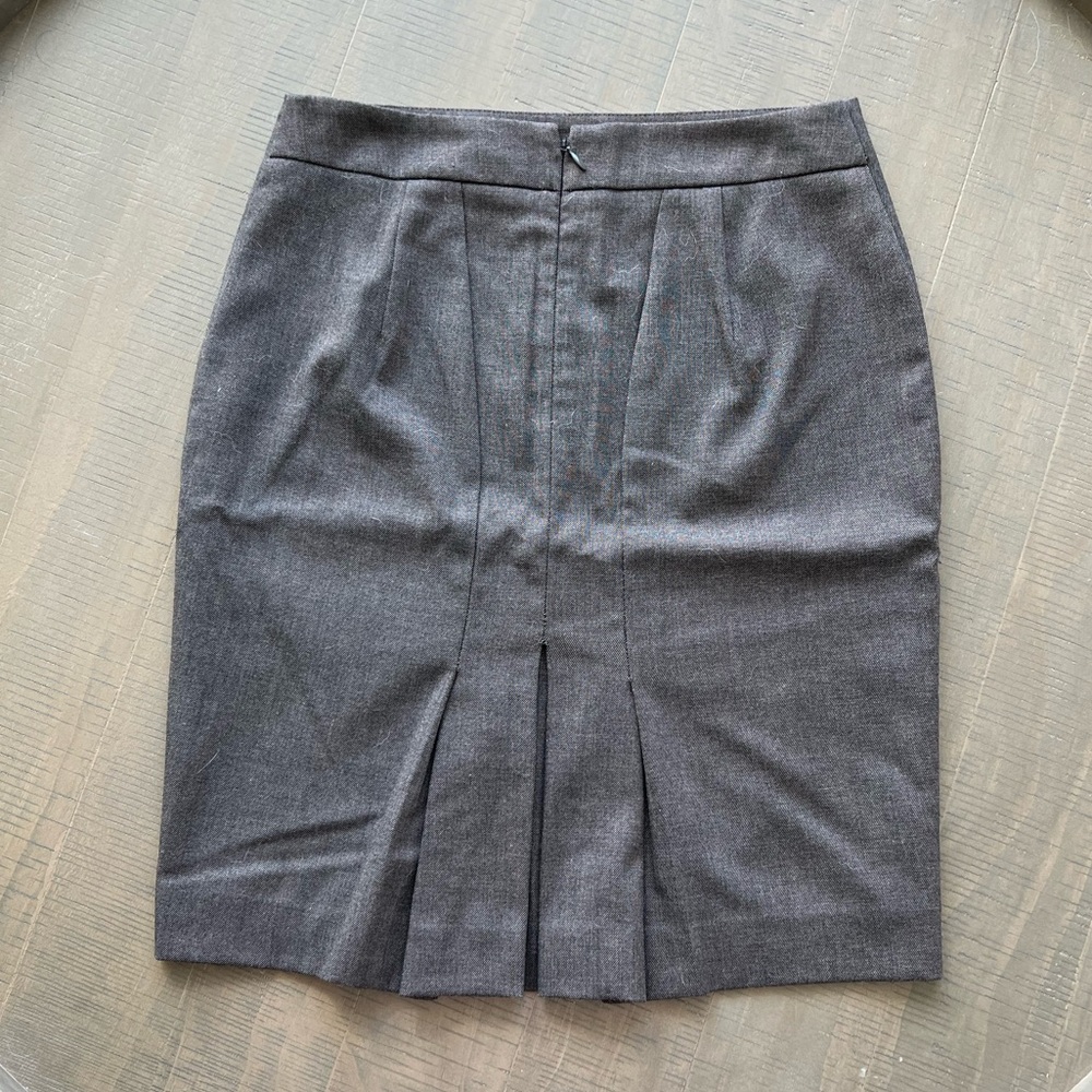 Ann Taylor Brown Pencil Skirt - 2 Petite